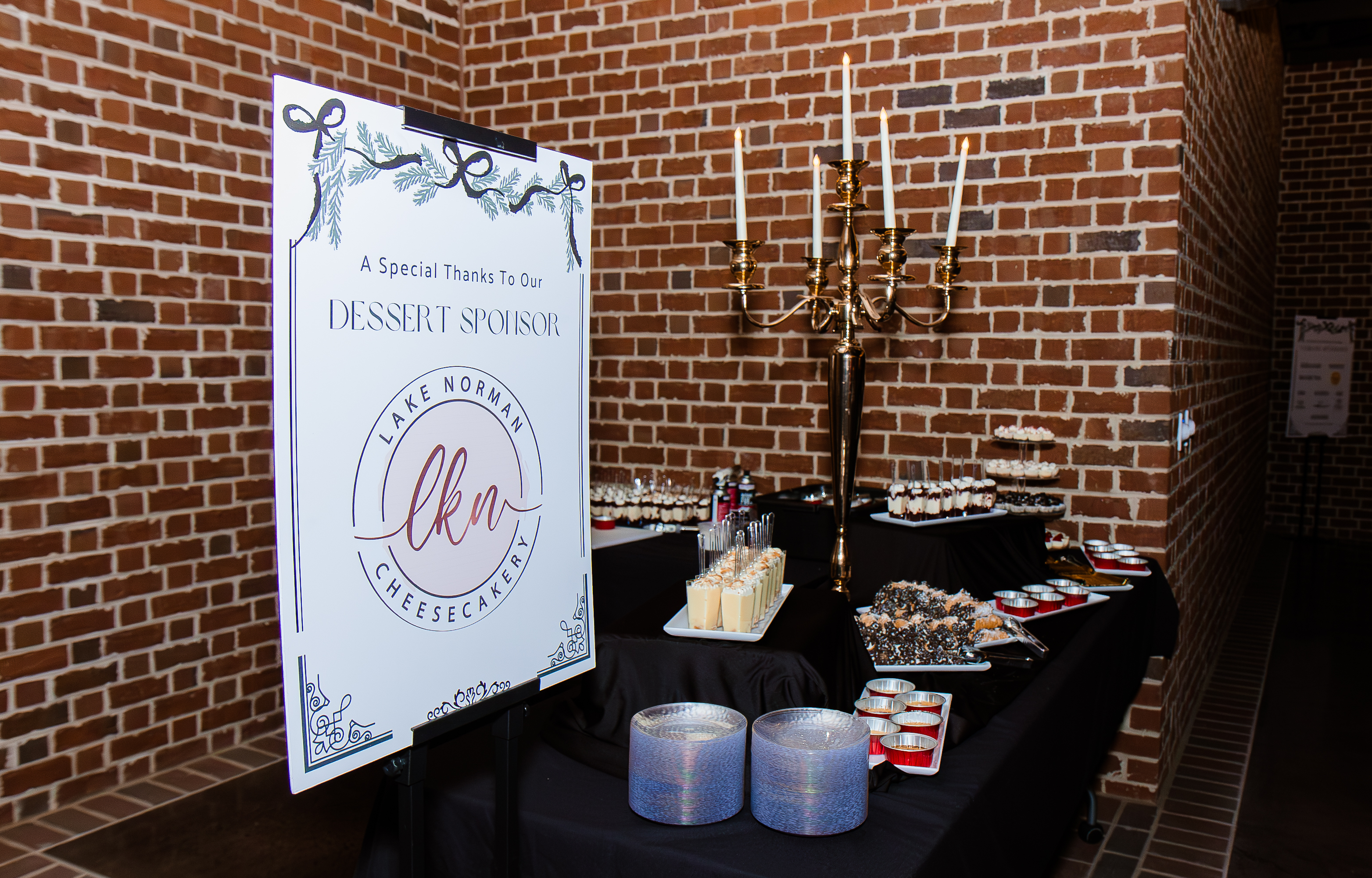 Dessert Station at Christmas Gala 2025